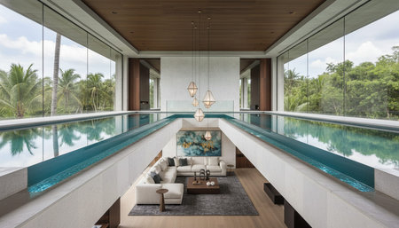 Luxury Indoor Garden Courtyard Interior Design