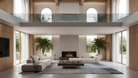 Luxury Indoor Garden Courtyard Interior Design