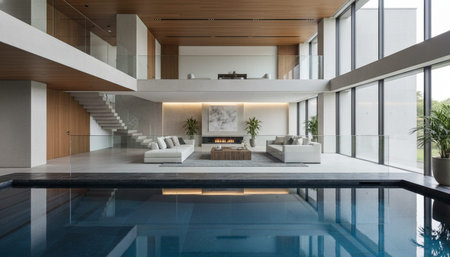 Luxury Indoor Garden Courtyard Interior Design