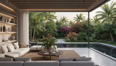 Luxury Indoor Garden Courtyard Interior Design