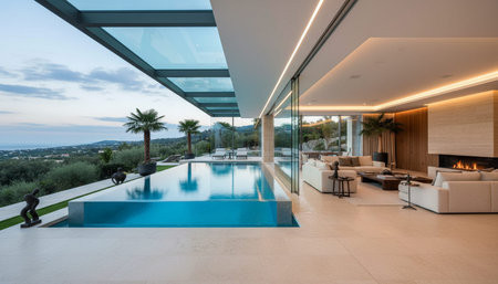 Luxury Indoor Garden Courtyard Interior Design