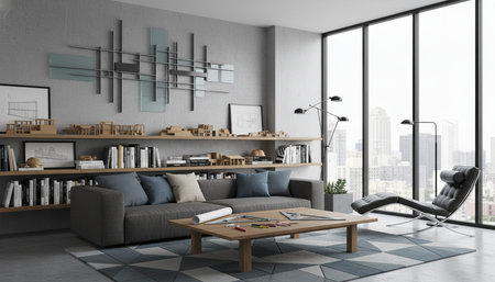 Elegant Living Room Interior Modern Furniture Design