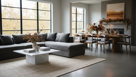 Elegant Living Room Interior Modern Furniture Design