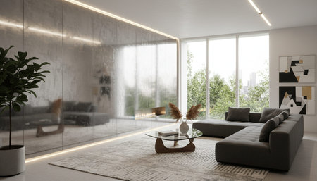 Elegant Living Room Interior Modern Furniture Design