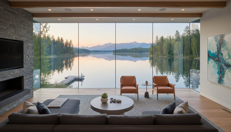Elegant Living Room Interior Modern Furniture Design