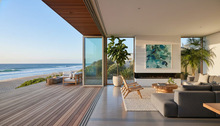 Elegant Living Room Interior Modern Furniture Design