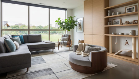 Elegant Living Room Interior Modern Furniture Design