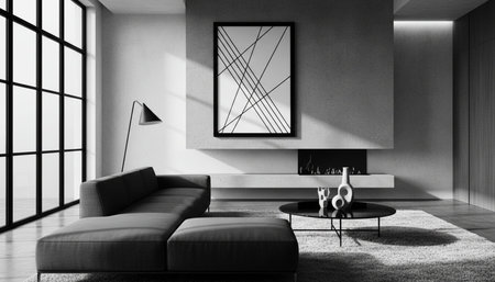 Elegant Living Room Interior Modern Furniture Design