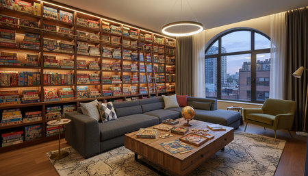 Elegant Living Room Interior Modern Furniture Design