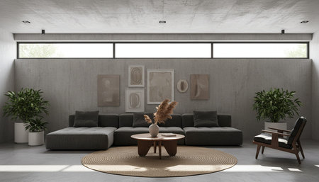 Elegant Living Room Interior Modern Furniture Design