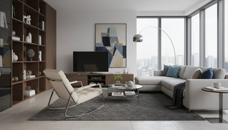 Elegant Living Room Interior Modern Furniture Design