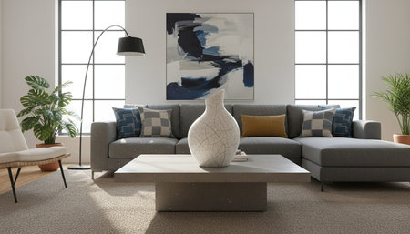 Elegant Living Room Interior Modern Furniture Design