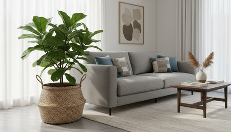 Elegant Living Room Interior Modern Furniture Design