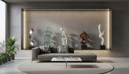 Elegant Living Room Interior Modern Furniture Design