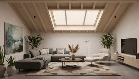 Elegant Living Room Interior Modern Furniture Design