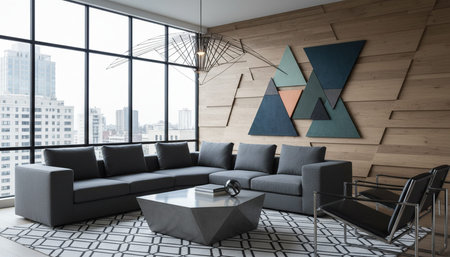 Elegant Living Room Interior Modern Furniture Design