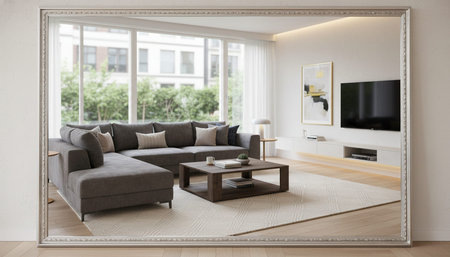 Elegant Living Room Interior Modern Furniture Design