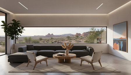 Elegant Living Room Interior Modern Furniture Design