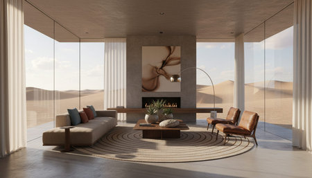 Elegant Living Room Interior Modern Furniture Design