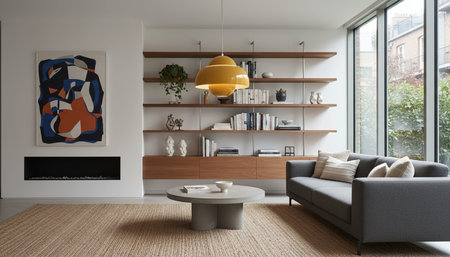 Elegant Living Room Interior Modern Furniture Design