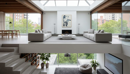 Elegant Living Room Interior Modern Furniture Design
