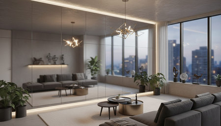 Elegant Living Room Interior Modern Furniture Design