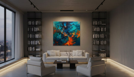 Elegant Living Room Interior Modern Furniture Design