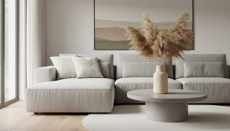 Elegant Living Room Interior Modern Furniture Design