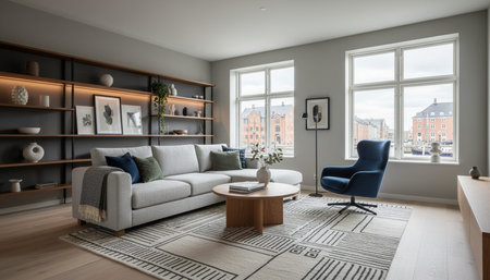 Elegant Living Room Interior Modern Furniture Design