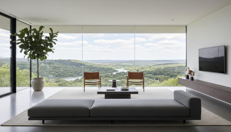 Elegant Living Room Interior Modern Furniture Design