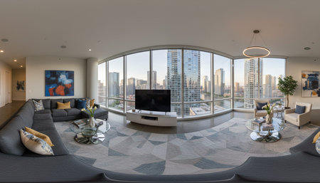 Elegant Living Room Interior Modern Furniture Design