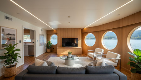 Elegant Living Room Interior Modern Furniture Design