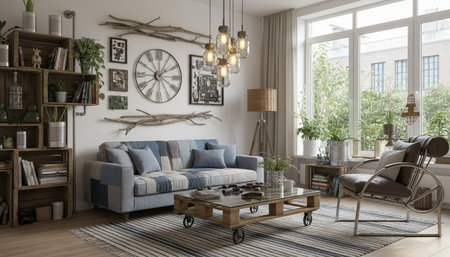 Elegant Living Room Interior Modern Furniture Design