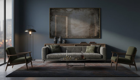Elegant Living Room Interior Modern Furniture Design