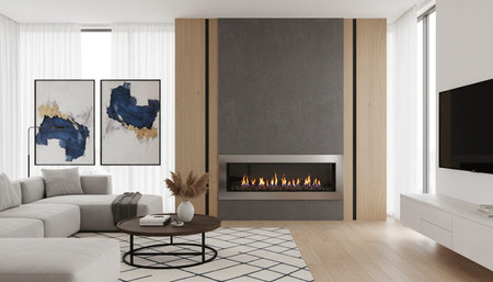 Elegant Living Room Interior Modern Furniture Design