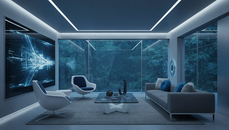 Elegant Living Room Interior Modern Furniture Design