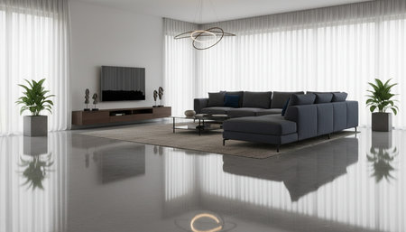 Elegant Living Room Interior Modern Furniture Design