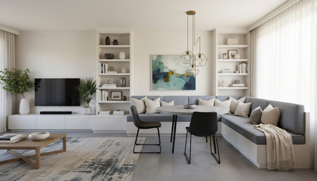 Elegant Living Room Interior Modern Furniture Design
