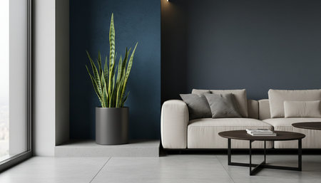 Elegant Living Room Interior Modern Furniture Design