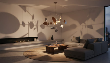 Elegant Living Room Interior Modern Furniture Design