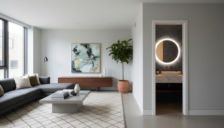 Elegant Living Room Interior Modern Furniture Design