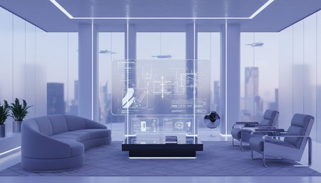 Elegant Living Room Interior Modern Furniture Design
