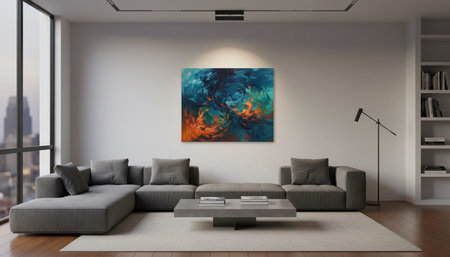 Elegant Living Room Interior Modern Furniture Design
