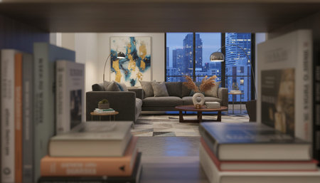 Elegant Living Room Interior Modern Furniture Design
