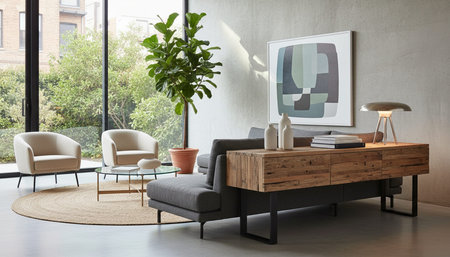 Elegant Living Room Interior Modern Furniture Design