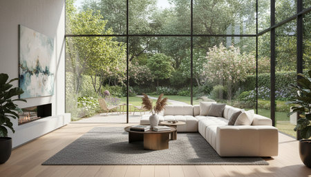 Elegant Living Room Interior Modern Furniture Design