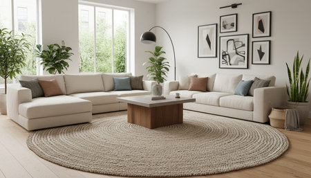Elegant Living Room Interior Modern Furniture Design