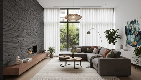 Elegant Living Room Interior Modern Furniture Design