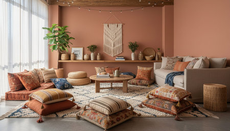 Elegant Living Room Interior Modern Furniture Design