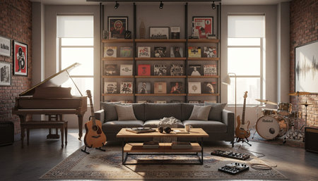 Elegant Living Room Interior Modern Furniture Design